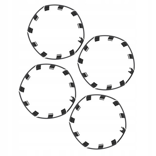 УСТОЙЧИВАЯ К ЦАРАПАНАМ КРЫШКА ОБОДА 21 ДЮЙМ TESLA PATCH