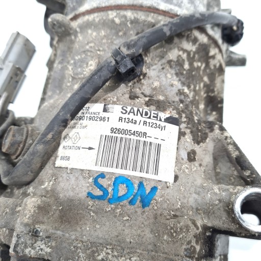 compressor of the air conditioning Renault OE 926005450R Sanden