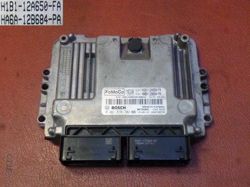 2019r - Комп'ютер ford fiesta 1.0 ecoboost sfjn sfjk 2019 h1b1-12a650-fa