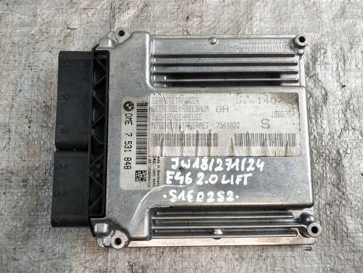 Компьютерный контроллер двигателя bmw e46 318i 04r лифт oe 7531848