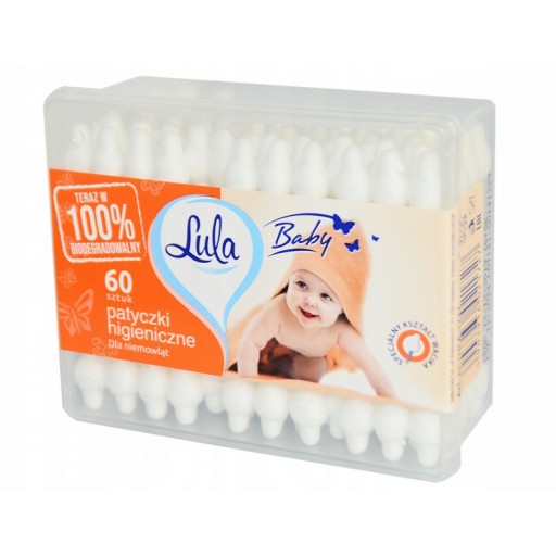 Ватні палички Lula Baby 60 шт