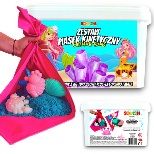 Пісок кінетичний Squish 1 кол.3 кг