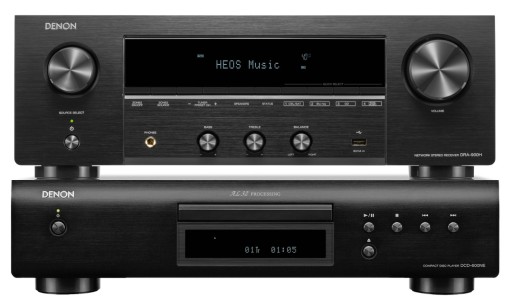 Denon DRA-900H + DCD-600NE BLACK SADA ALL-IN-ONE STREMER + CD + HDMI + BT