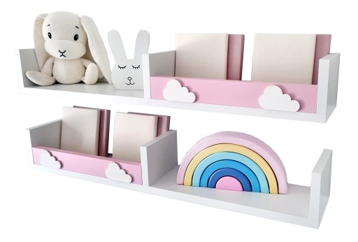 Скандинавські дитячі навісні полиці 2 шт.