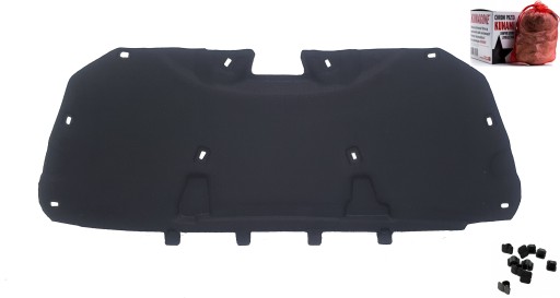 1919105 - ЗВУКОИЗОЛЯЦИЯ ДВИГАТЕЛЯ КАПОТА FORD FOCUS III + КЛИПЫ