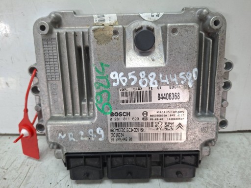 unité de commande électronique uce moteur 0281011629 9658944580 9653958980 CITROEN PEUGEOT 1.6 HDI