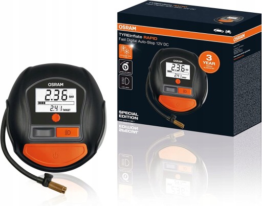 TYREinflate RAPID, цифровой воздушный компрессор 12