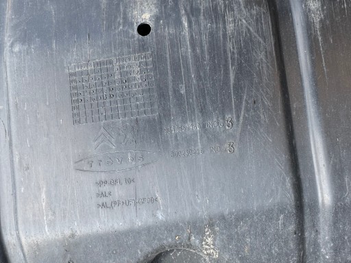 CITROEN DS3 LIFT lower motor cover 9682559380