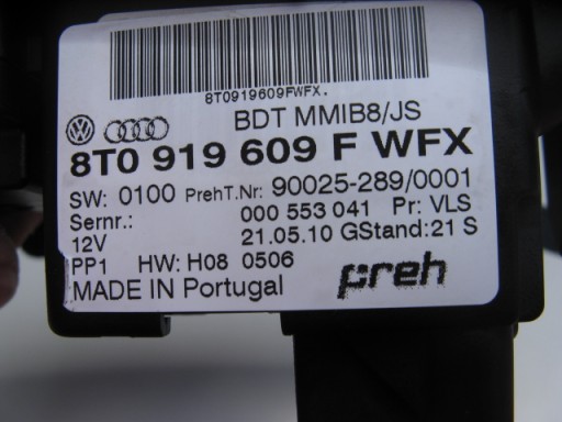 Bedienteil AUDI A5 8T