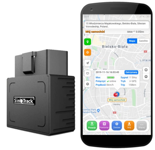 ЛОКАЛИЗАТОР GPS OBD2 DO АВТО НЕ ТРЕБУЄТ МОНТАЖА изображение 1