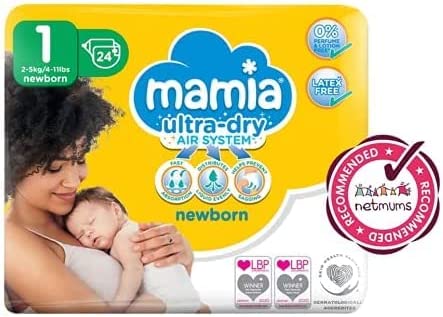 Mamia Newborn Ultra-Dry розмір 1 24 шт