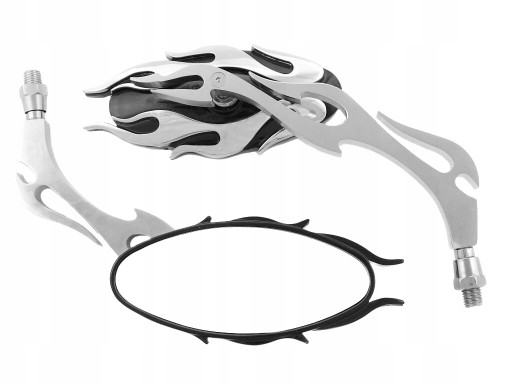 LU-303 - Дзеркала Дзеркала хром полум'я подрібнювач класика М10