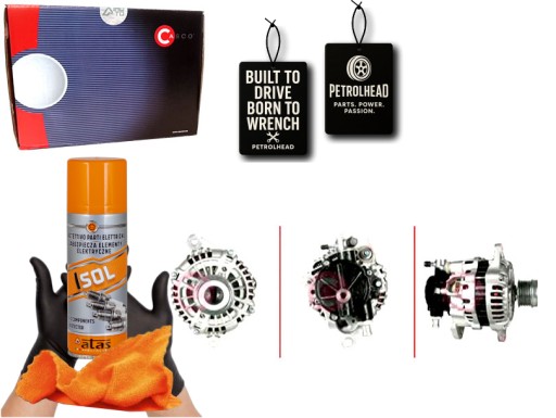 CASCAL35280AS#ECS-PCP+K - Генератор 12v 100a в каско #petrolhead pro+ kit4