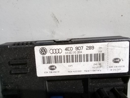 Audi A8 D3 komfortsteuergerät 4E0907289