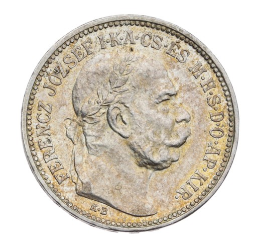 [M4557] Austria 1 korona 1915 K.B.