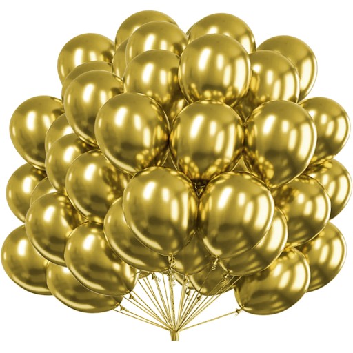 КУЛЬКИ GOLD CHROME CHROME METALLIC 10' 50 шт