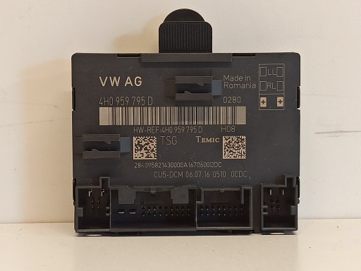 AUDI A8 D4 4h0959795d модуль драйвер двері