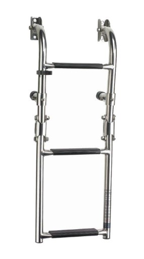 SLF3A - ДРАБИНА 3-СТУПІНЧАСТА НЕРЖАВІЮЧА. ПЛАТФОРМА ДОВЖИНА 625 ММ