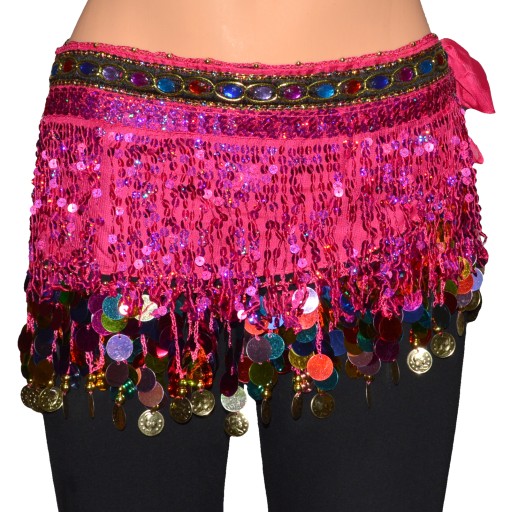 Танцювальний шарф Orientalhaus, універсальний розмір, рожевий