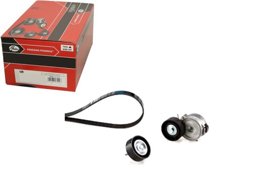 GATK016PK1845/SERW - GATES V РЕМЕНЬ ПОЛНЫЙ КОМПЛЕКТ FORD MONDEO IV 2.0 ВМТ