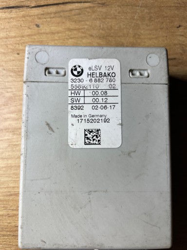 BMW F15 F16 control unit steering wheel of the steering wheel 6882780