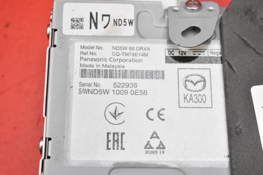control unit module TUNER RADIA ND5W-66-DRXA MAZDA MX5 MX-5 4 IV ND LIFT 18-24