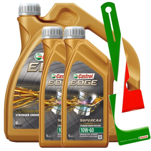 CASTROL EDGE TITANIUM SUPERCAR 10W-60 6L ПІДВІСКА