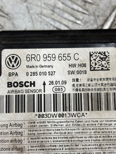 Bedienteil SENSOR AIRBAG SEAT IBIZA 6J 6R0959655C