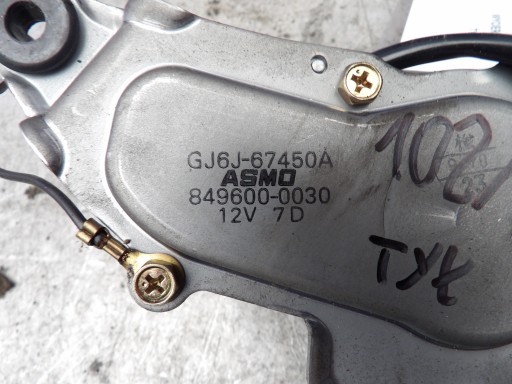 Mazda 6 és motor ablaktörlők hátsó 1,8B GJ6J-67450A 849600-0030