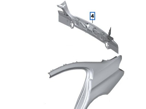 41347297994 - Ремінь ЗД BMW 3 F30 / M3 F80 оригінал