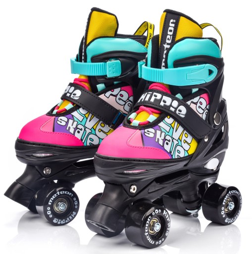 Роликові ковзани Meteor Hippie Multicolor серії 39-42