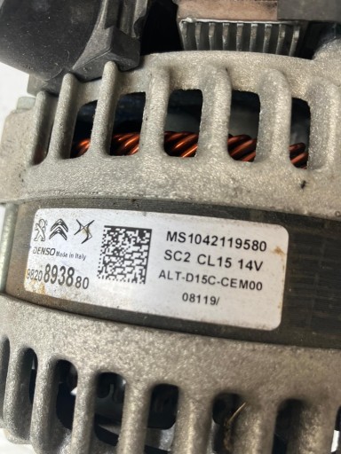 alternator PEUGEOT 208 1.5 BLUE HDI 9820893880