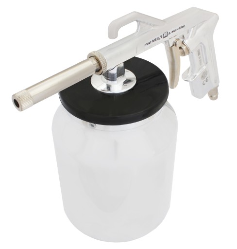 Піскоструминний пістолет з резервуаром