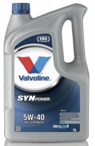 VALVOLINE SYNPOWER MST C3 5W40 5л