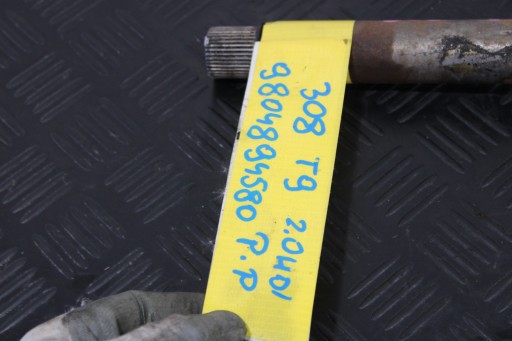 semi-axis semi-axis right front 9804894580 PEUGEOT 308 T9 SW KOMBI