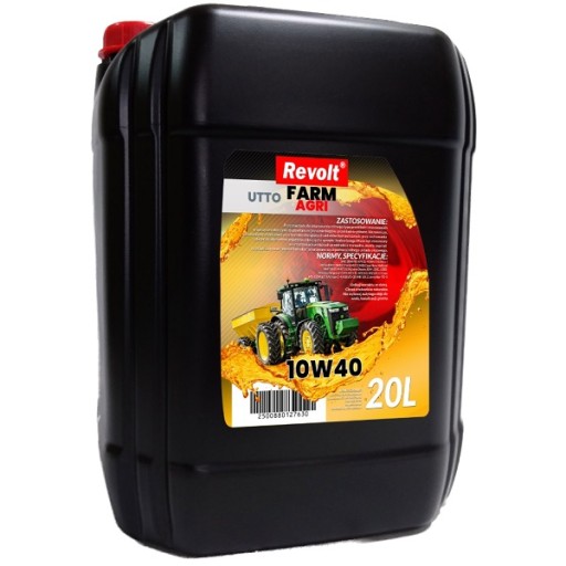 Масло трансмиссионное revolt agri farm utto 10w40 e004k20 20л.