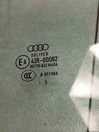 Audi A5 8T window left rear part 2015