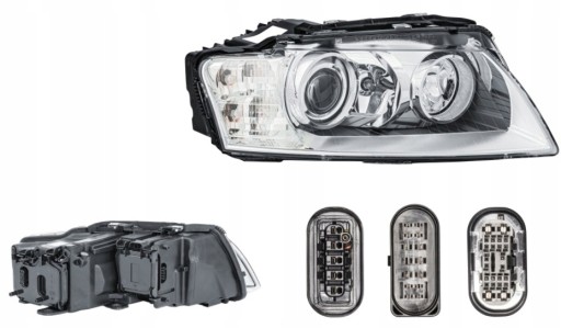 SS1329104H - ФАРА PR ЛАМПА AUDI A8 D3 05-10 XENON HELLA