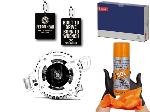 DENDAN989#ECS-PCP+K - Генератор (14в 150а) land rover range rover iii 3 #petrolhead pro+ kit4