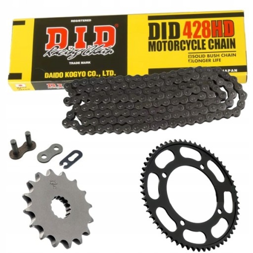 WAD52985170095755850 - DID цепь привода YAMAHA XVS 125 DRAG STAR 00-03r.