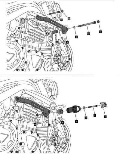 Crash pady PUIG Triumph Speed Triple 1200rs 21-22