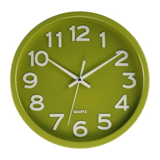 JVD HX2413.4 - 30cm - Nástenné hodiny - Zelená