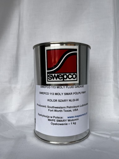 SWEPCO 113 MOLY FLUID GREASE ПОЛУЖИДКАЯ СМАЗКА MOLY NLGI-00 1 КГ