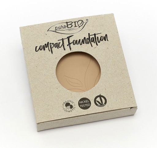 PuroBIO Compact Foundation 02 make-up na tvár 9 ml SPF do 10