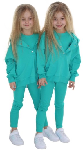 Дитячий спортивний костюм Qba Kids розмір 110 зелений