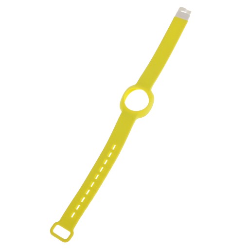 Zapasowy pasek do bransoletki sportowej z zapięciem w kolorze żółtym