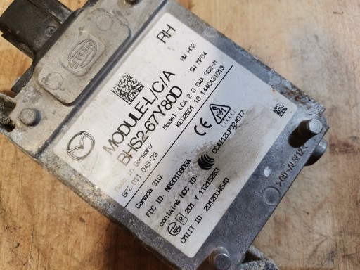Module SENSOR MARTWEGO POLA Droite Arrière MAZDA 3 BM 13- BHS2-67Y80D