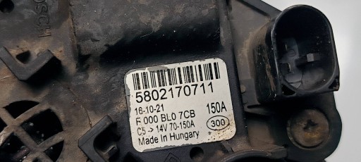 ALTERNATOR 5802170711 FIAT DUCATO III