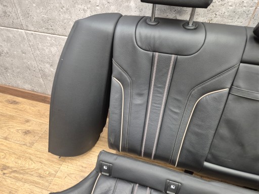 BMW 5 G30 KANAPA far hátso OPARCIE cierna bőr DAKOTA KOMPLETNA
