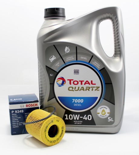 1 457 - TOTAL 10W40 7000 DIESEL 5L + ФИЛЬТР CITROEN PEUGEOT
